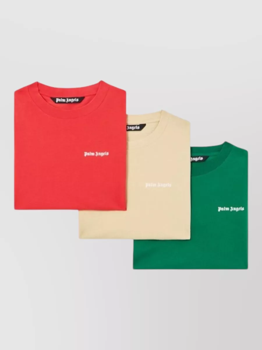 Palm Angels Logo T-Shirt Tripack
