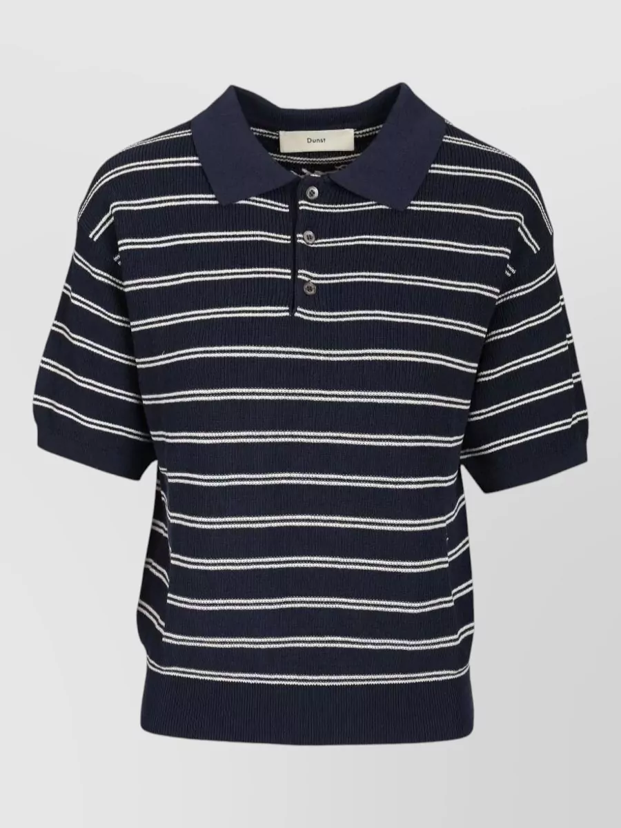 Dunst striped polo shirt