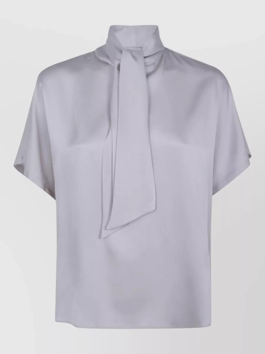 Brunello Cucinelli Silk short-sleeve blouse