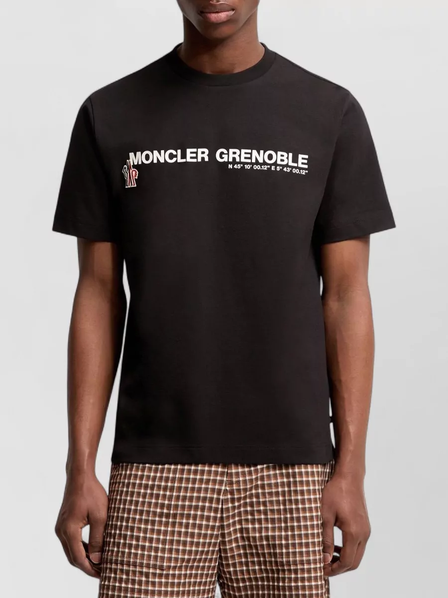 Moncler Ribbed Crew Neck Short Sleeve T-Shirt