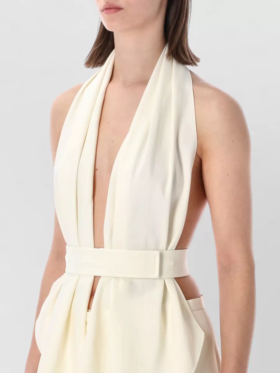 Alberta Ferretti Draped Sleeveless Top