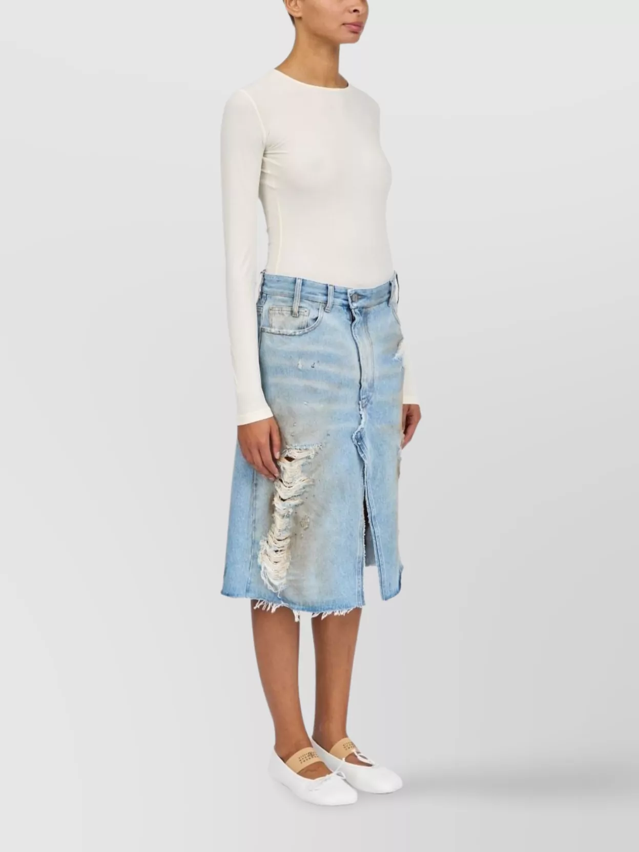 Mm6 Maison Margiela Knee Length And Midi Skirts