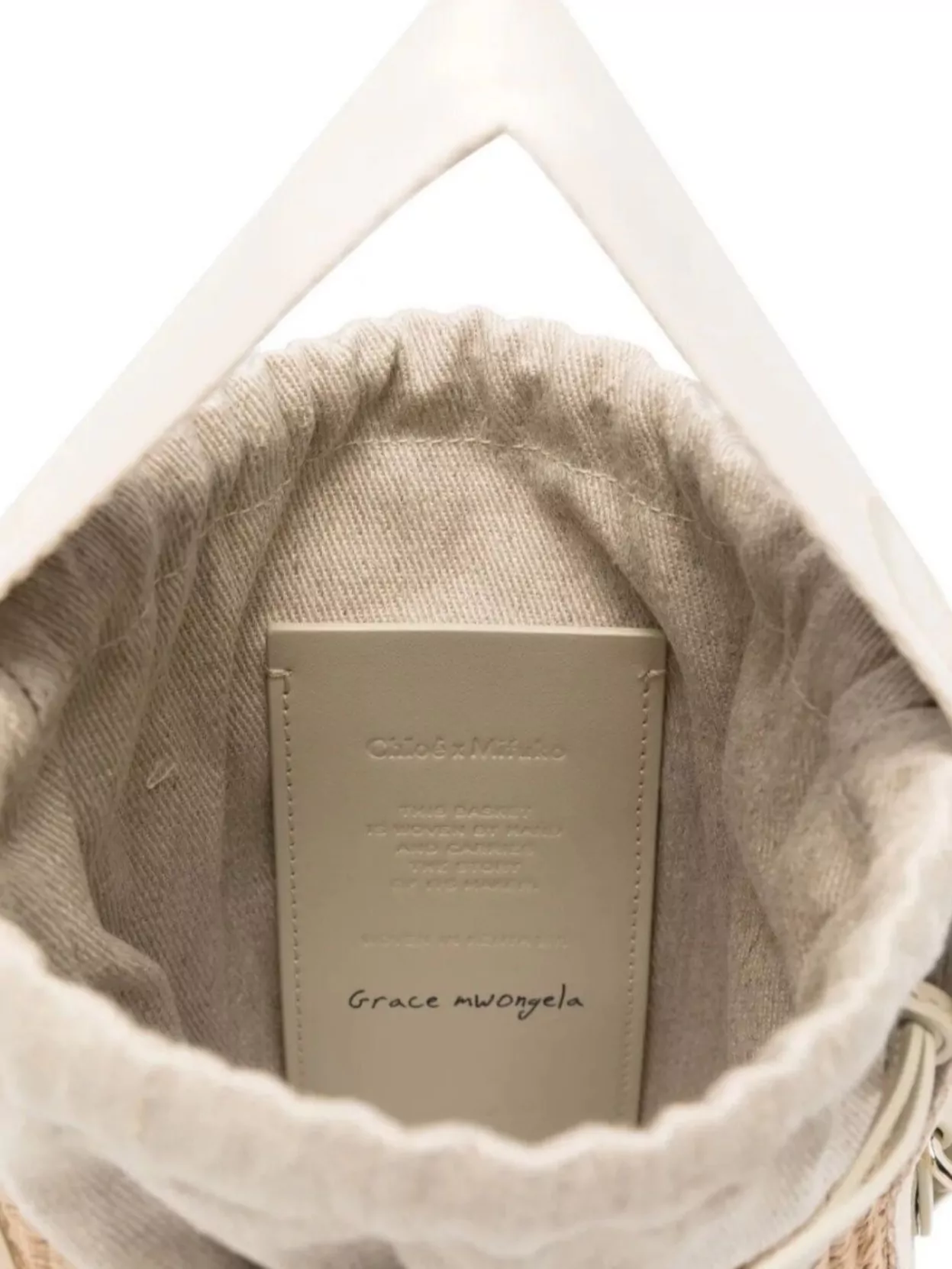 Chloé Small Woven Bucket Shoulder Bag