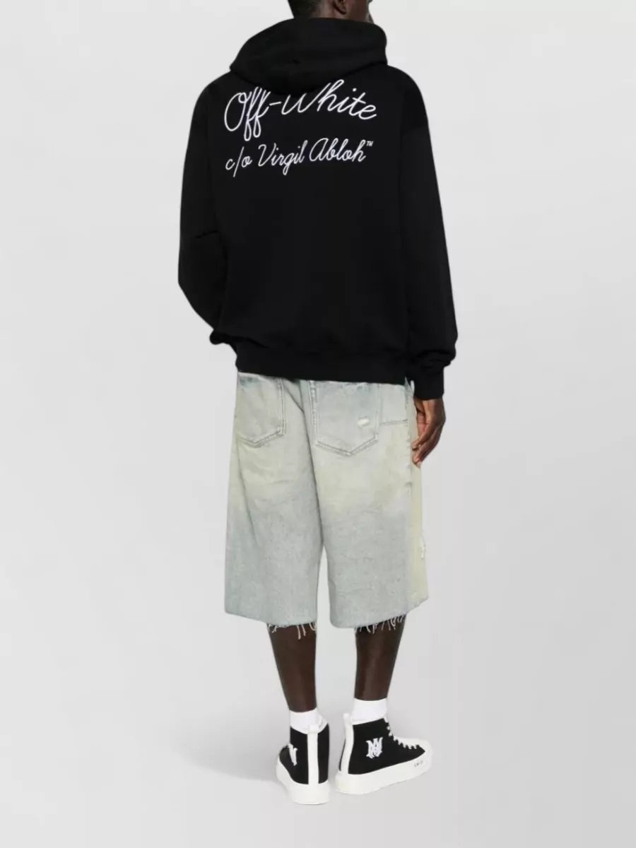 Off-White Logo Print Hoodie