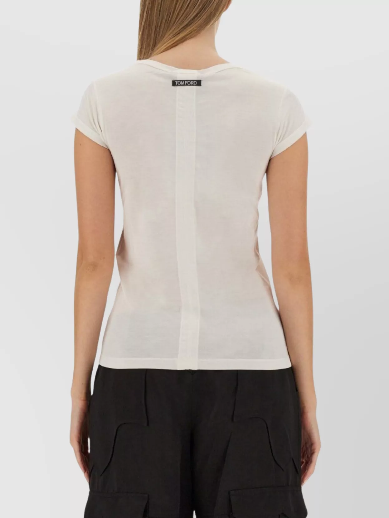 Tom Ford Logo Print Slim Fit T-Shirt