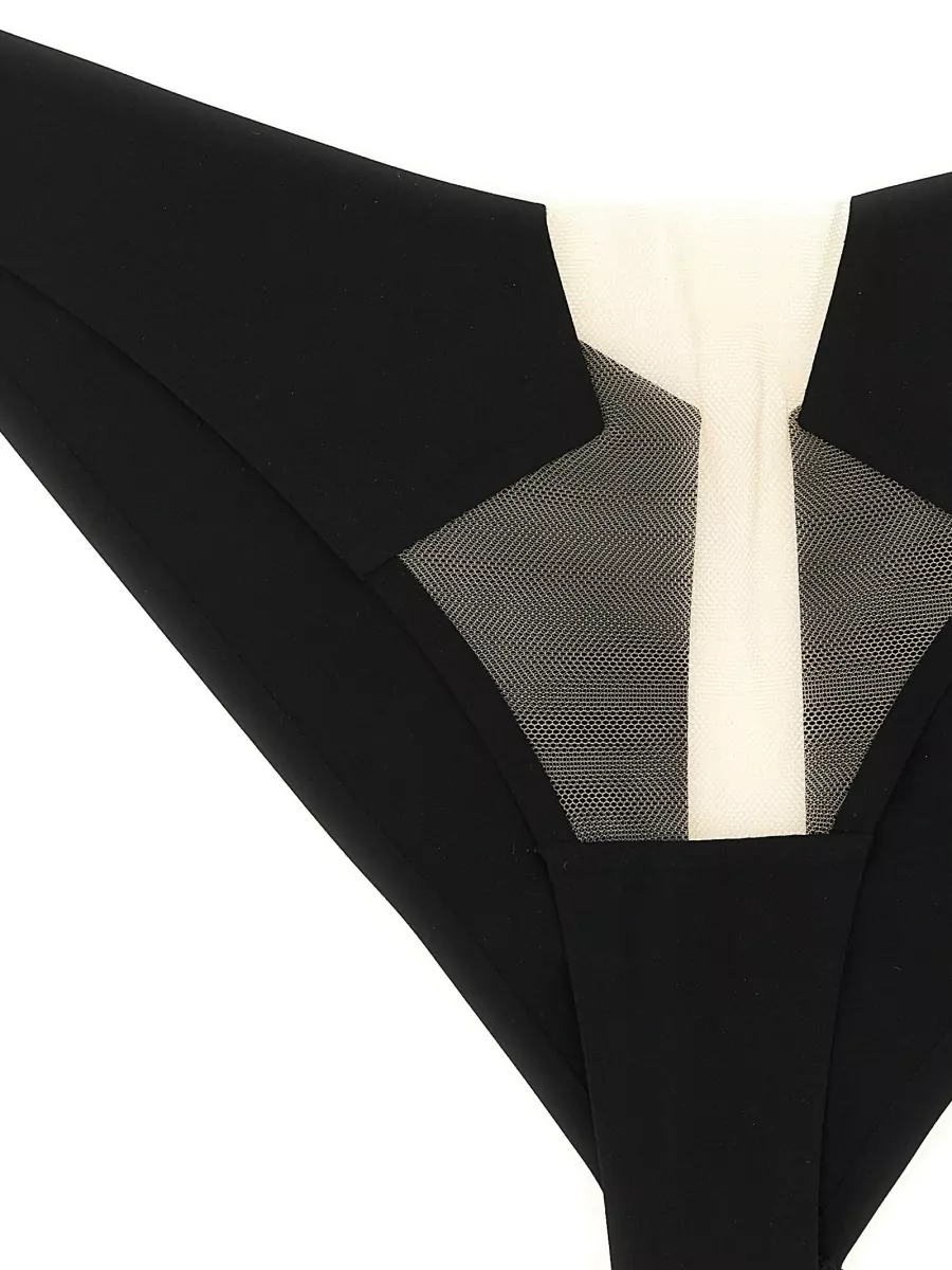 Rick Owens Tulle Insert Thong Briefs