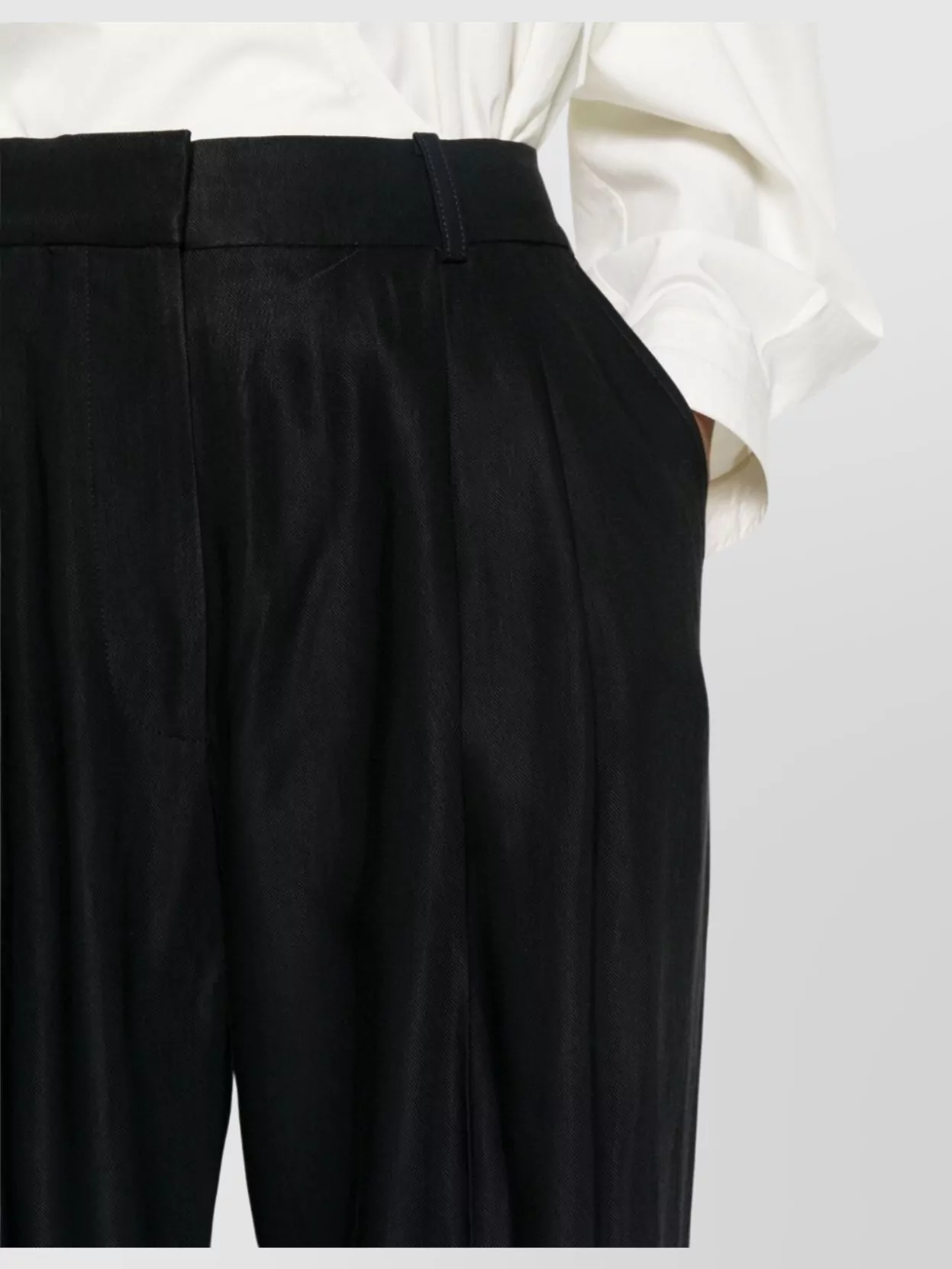 Studio Nicholson Wide Leg Wool Trousers