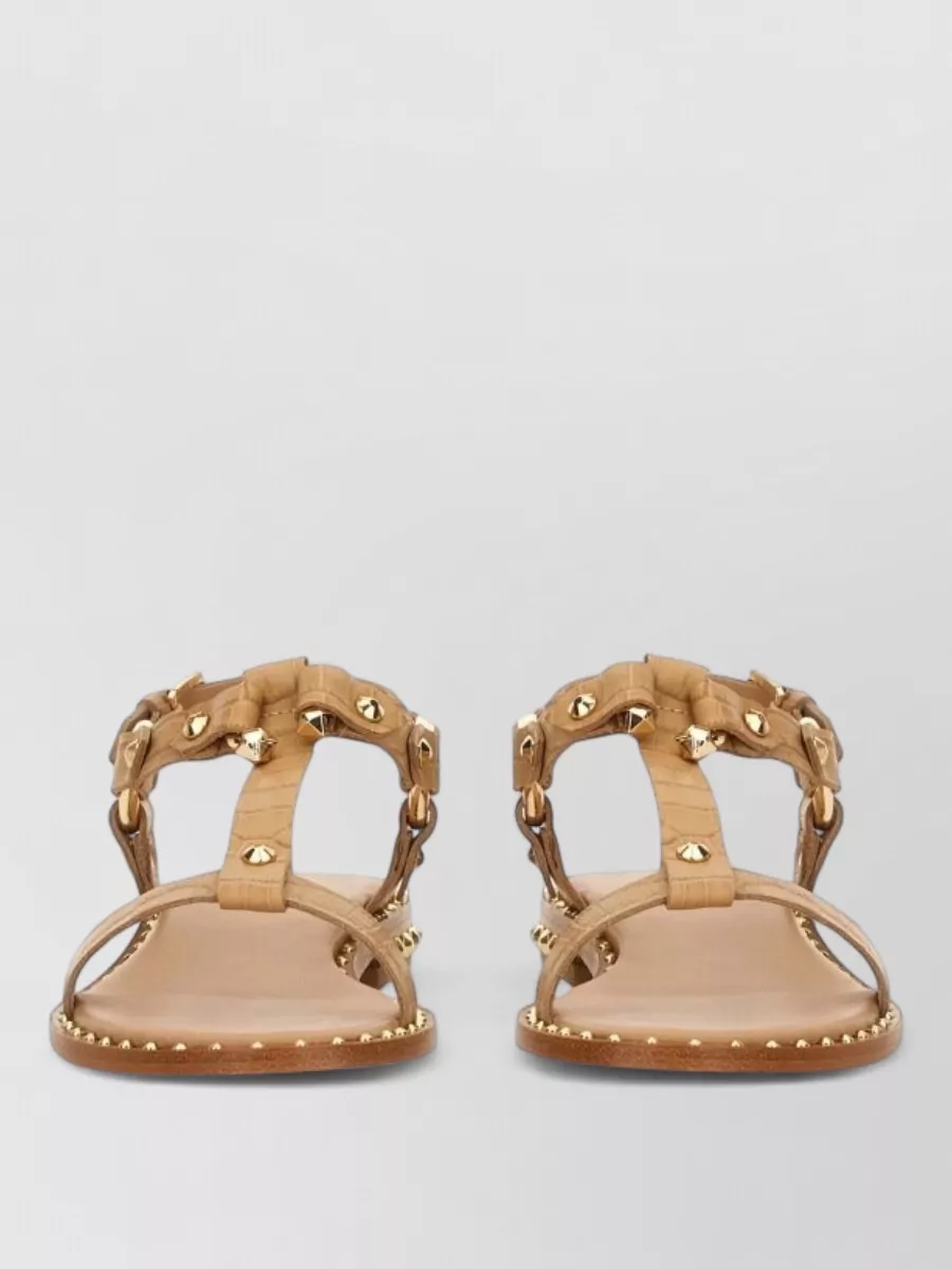 Ash leather sandals