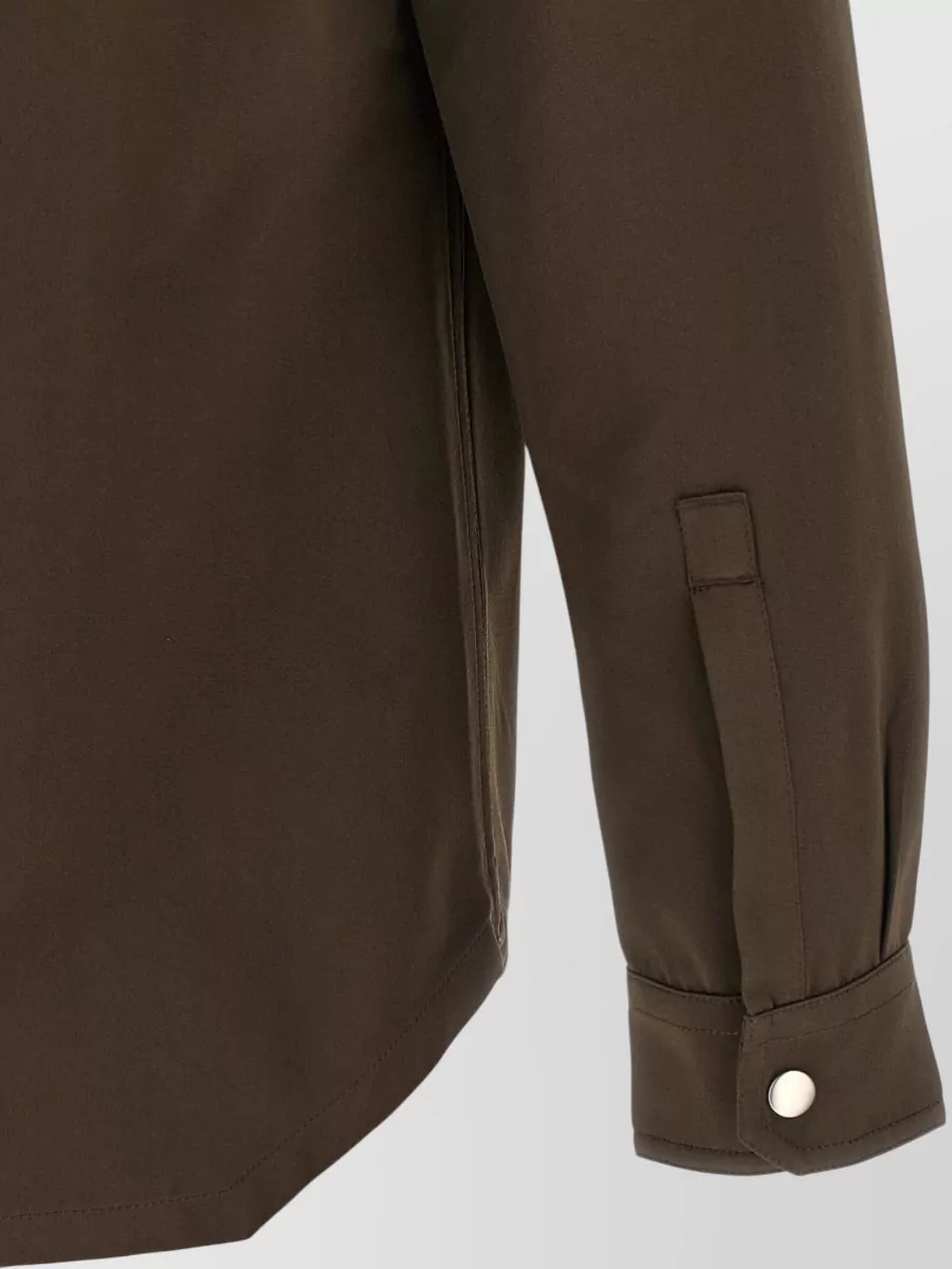 Rick Owens Overshirt Style Shirt Buttoned Collar