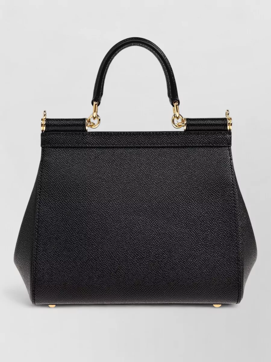 Dolce&Gabbana Sicily Small Leather Shoulder Bag