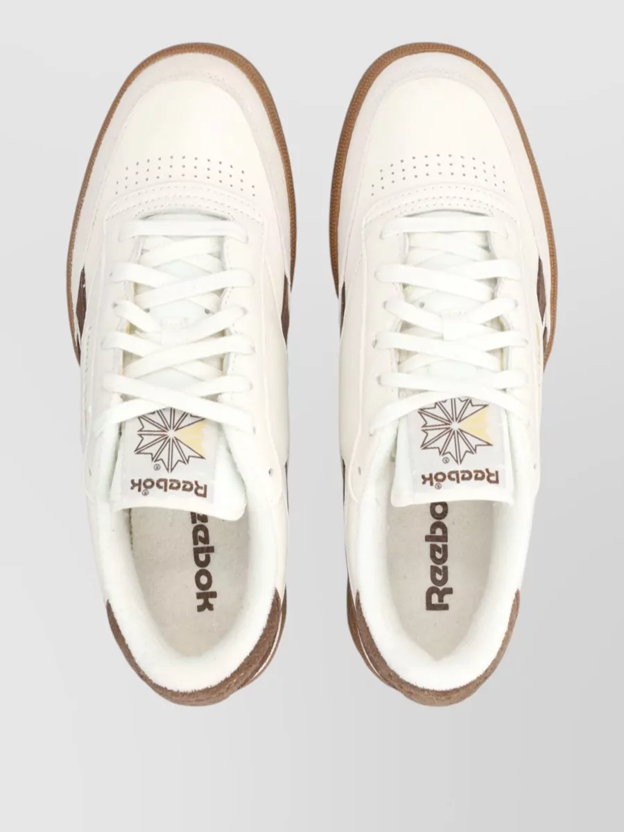 Reebok Leather Lace-Up Sneakers