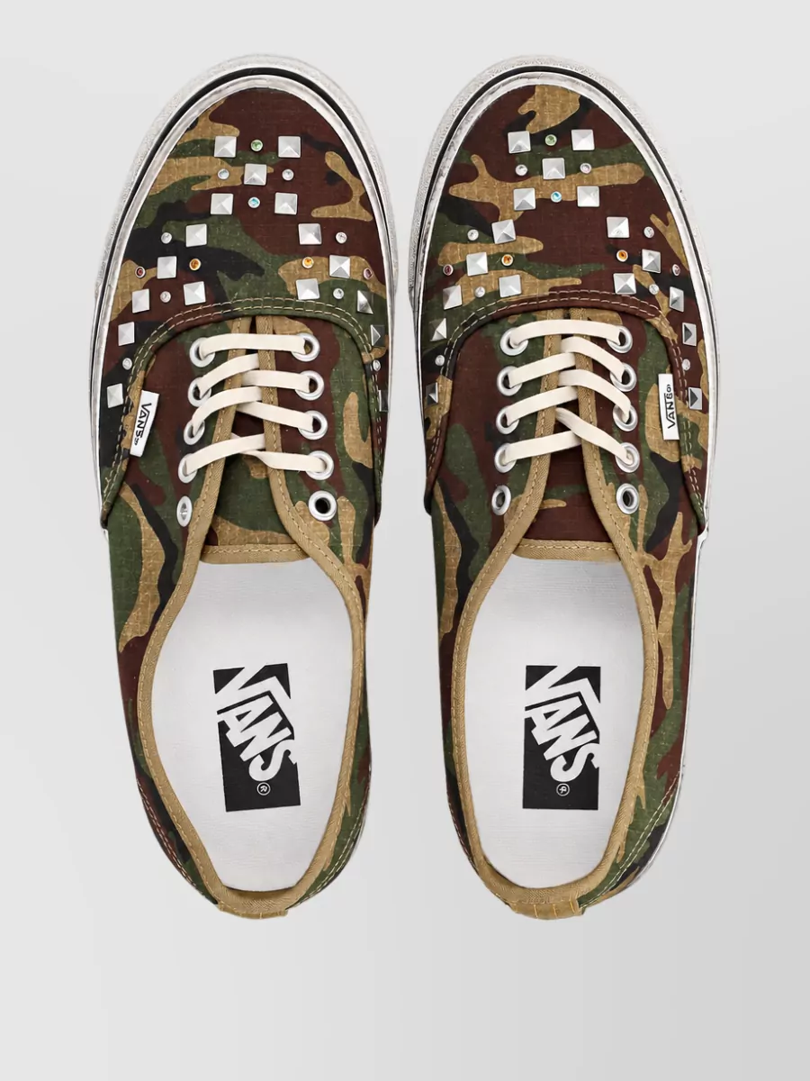 Vans Crystal-Embellished Lace-Up Sneakers
