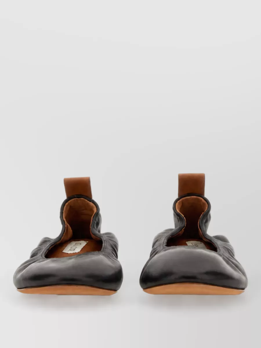 Lanvin Leather Ballerina Shoes