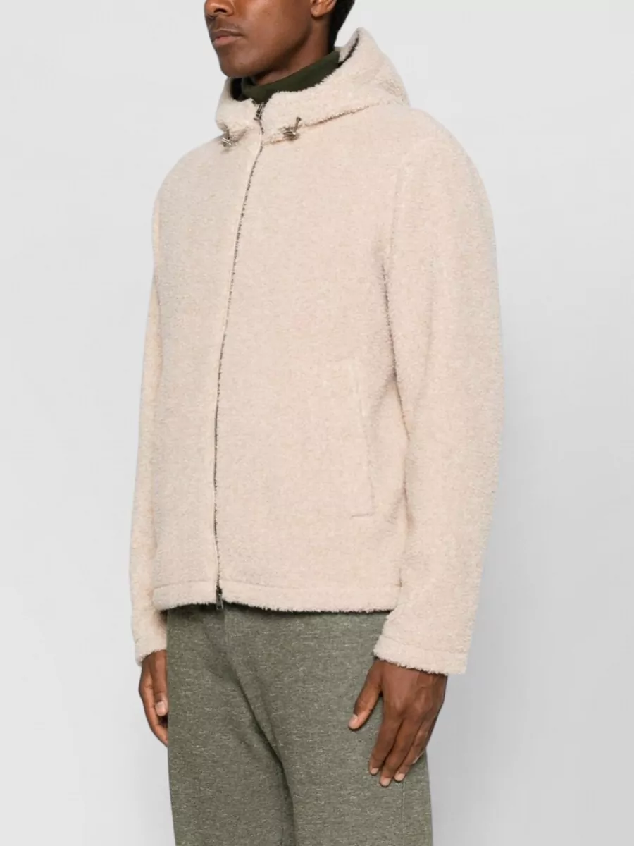 Herno Fleece Hooded Padded Jacket