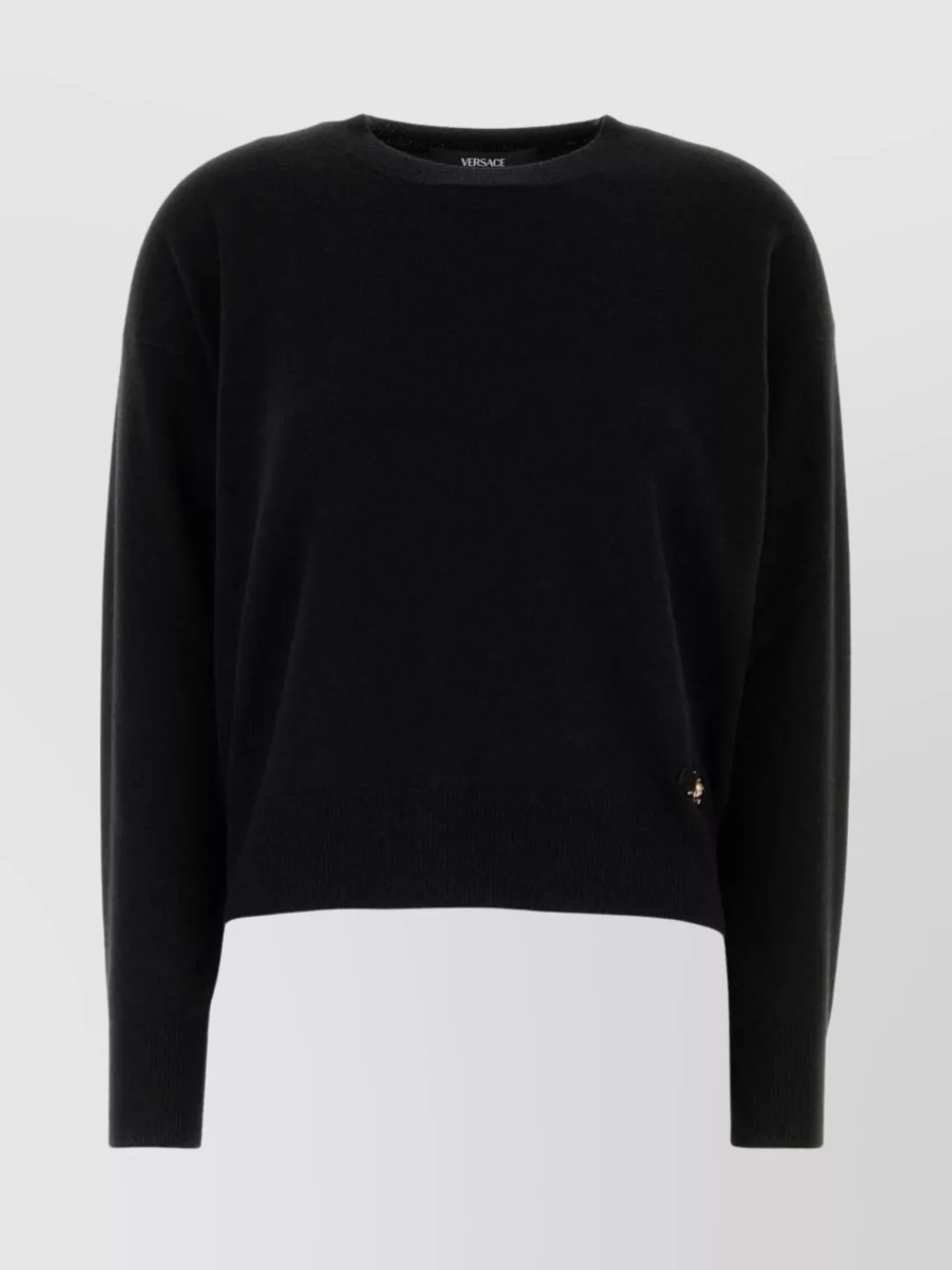 Versace Wool Blend Crew Neck Sweater
