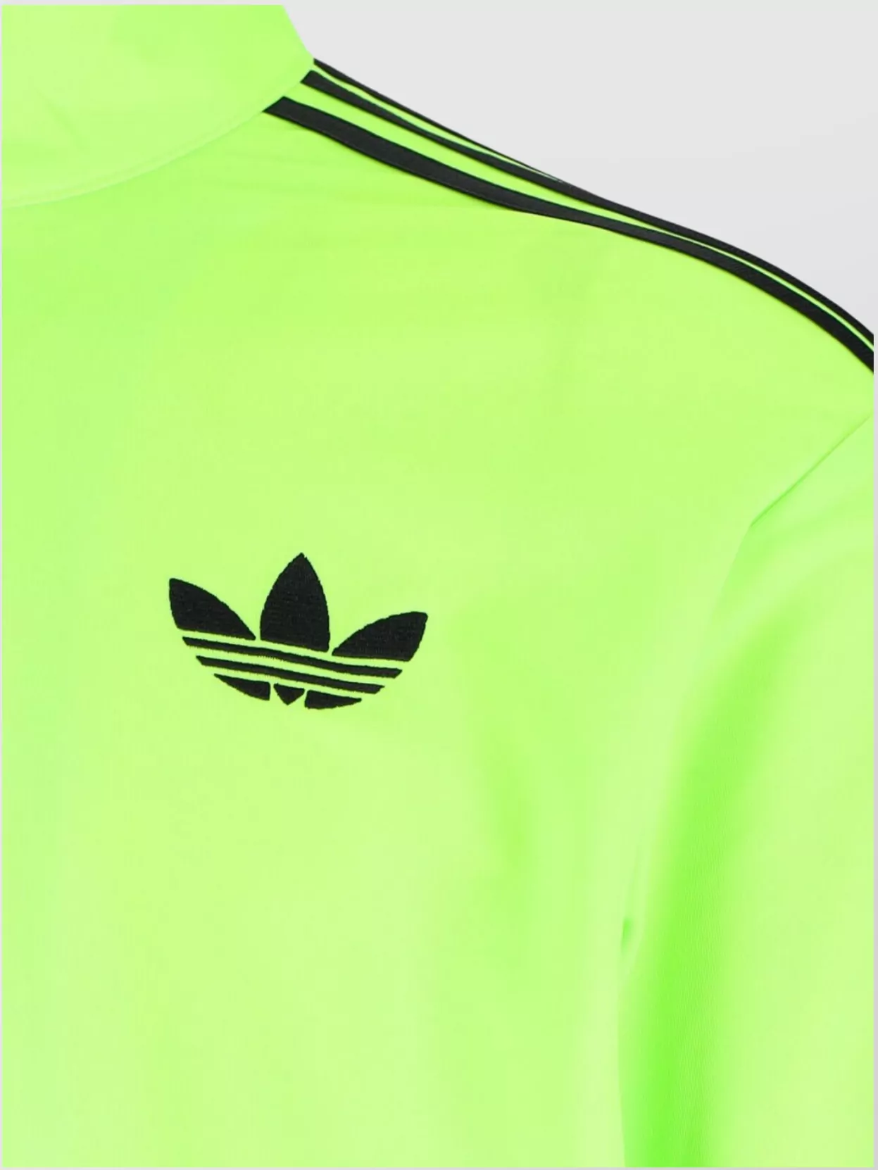 Adidas Striped Collar Zip Pockets