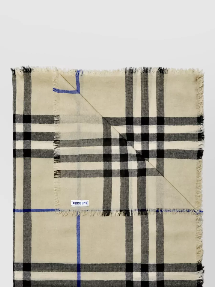 Burberry lightweight wool scarf