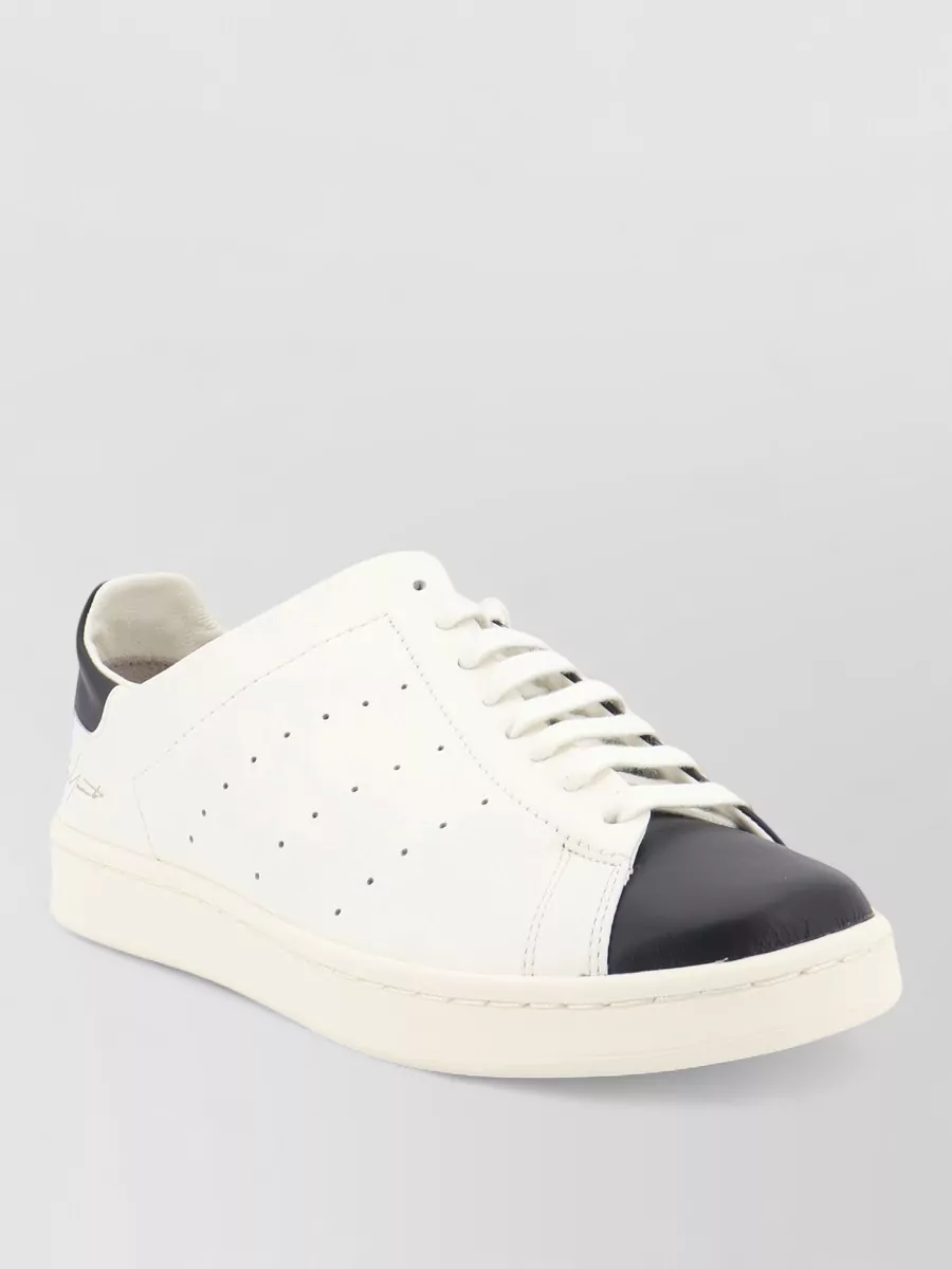Y-3 leather low-top sneakers