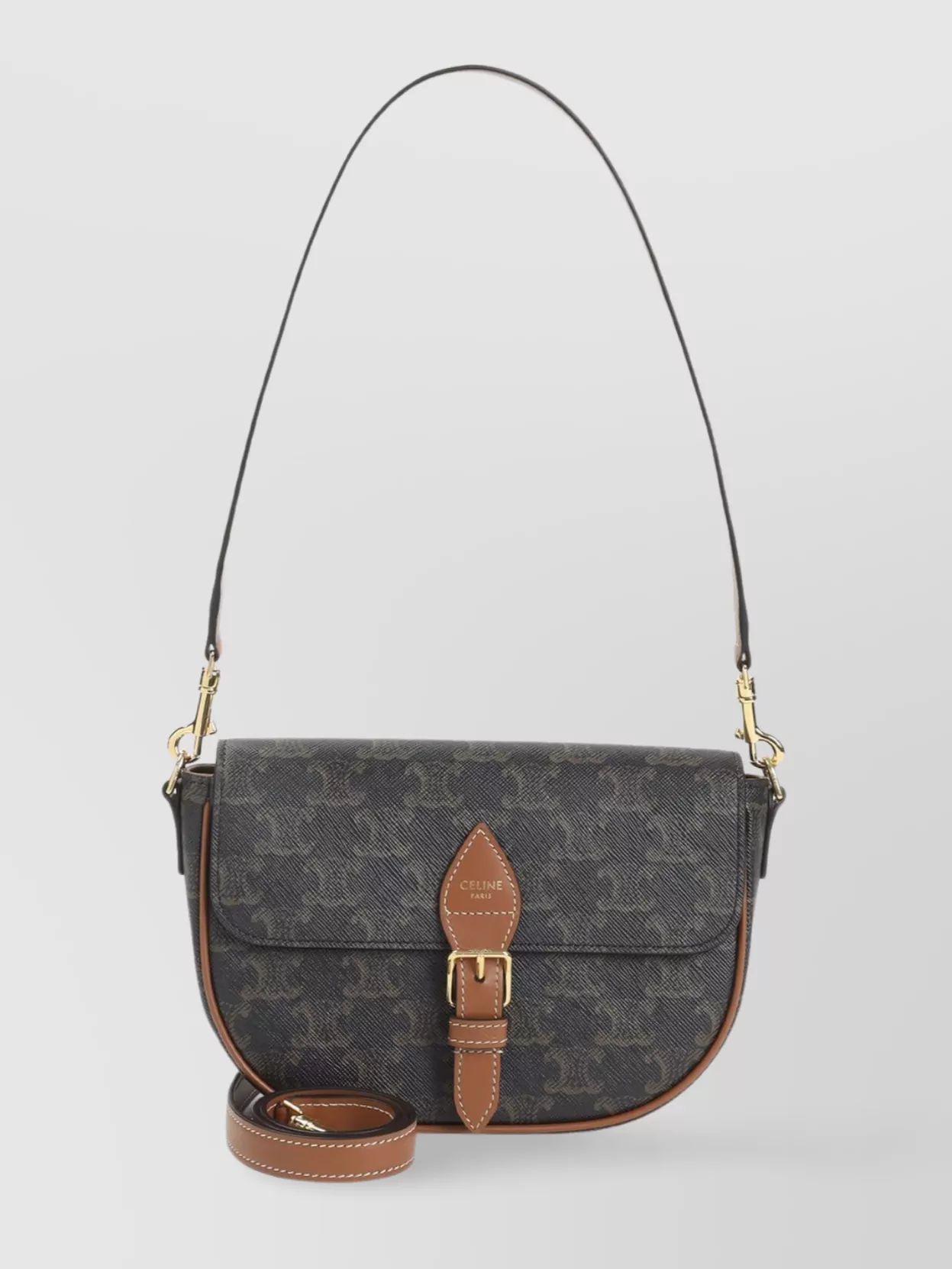 Celine Leather shoulder bag