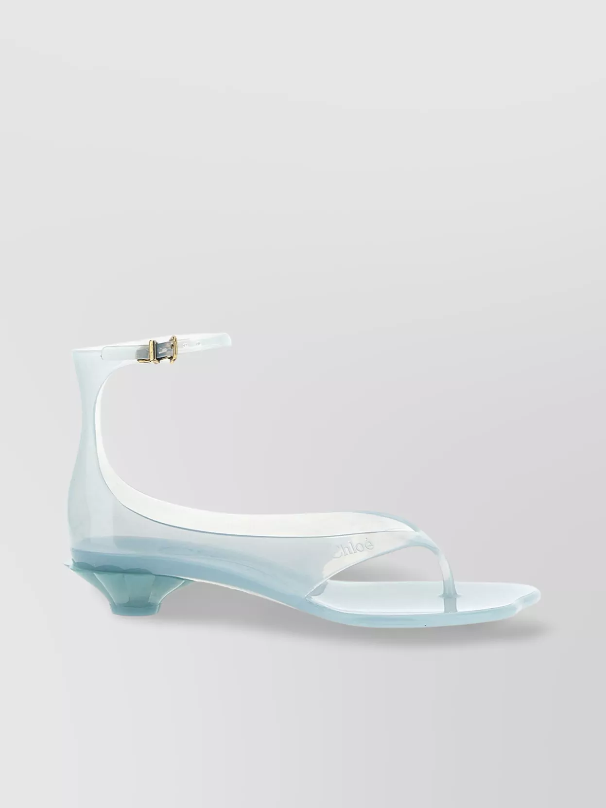 Chloé Jelly Sandals With Ankle Strap And Transparent Design