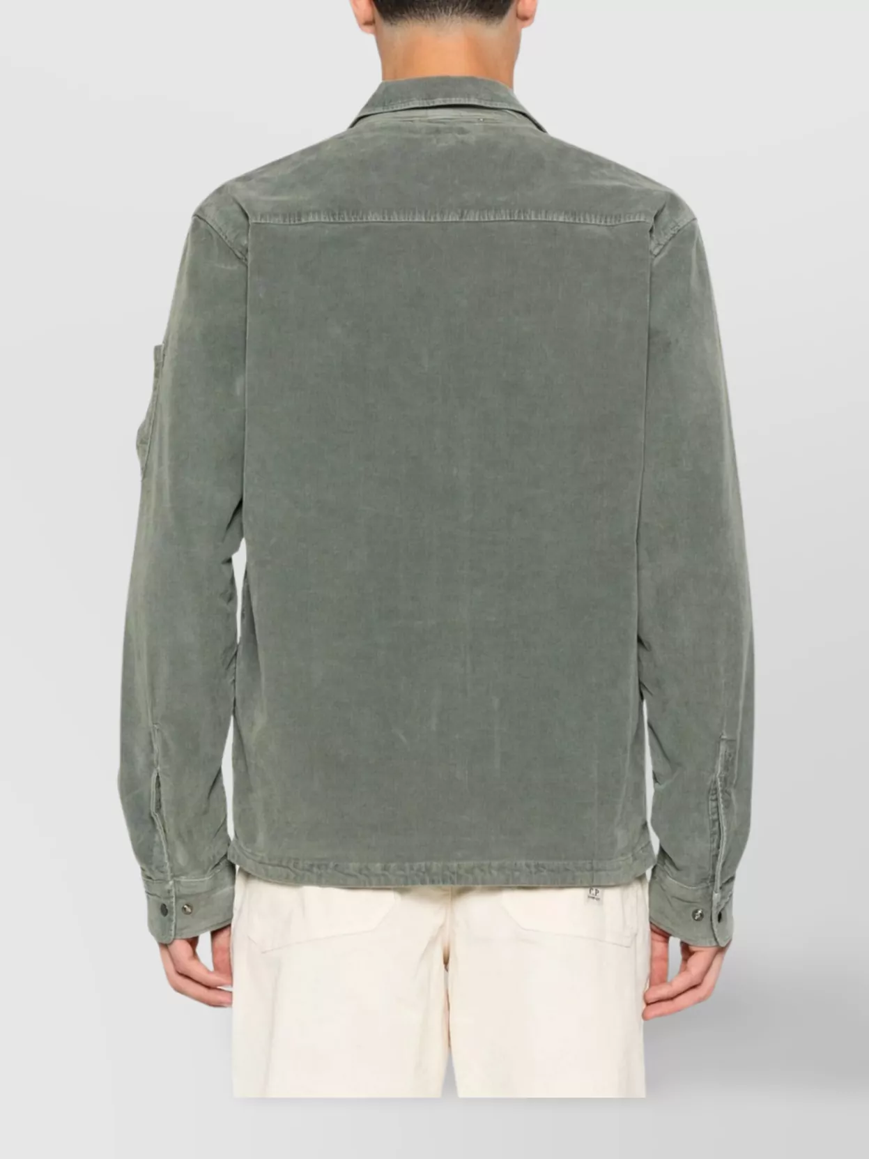 C.p. Company Zipped Overshirt Chest Pockets