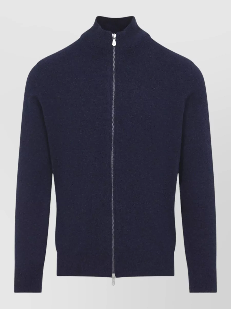 Brunello Cucinelli cashmere ribbed full zip cardigan