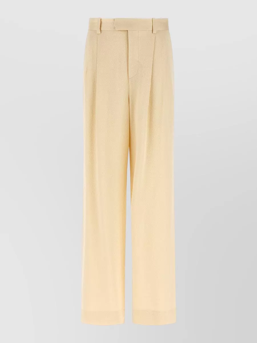 Armarium viscose high-rise pleated wide-leg trousers
