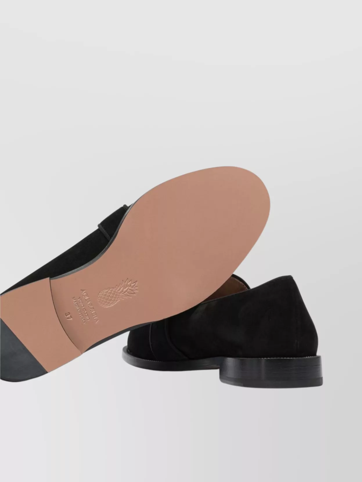 Aquazzura Slip-On Loafers Suede Finish
