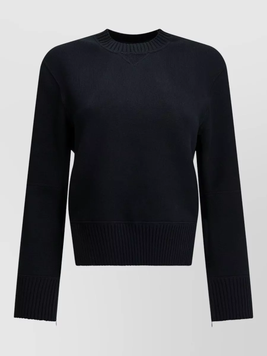Sacai Cashmere-blend crew-neck sweatshirt