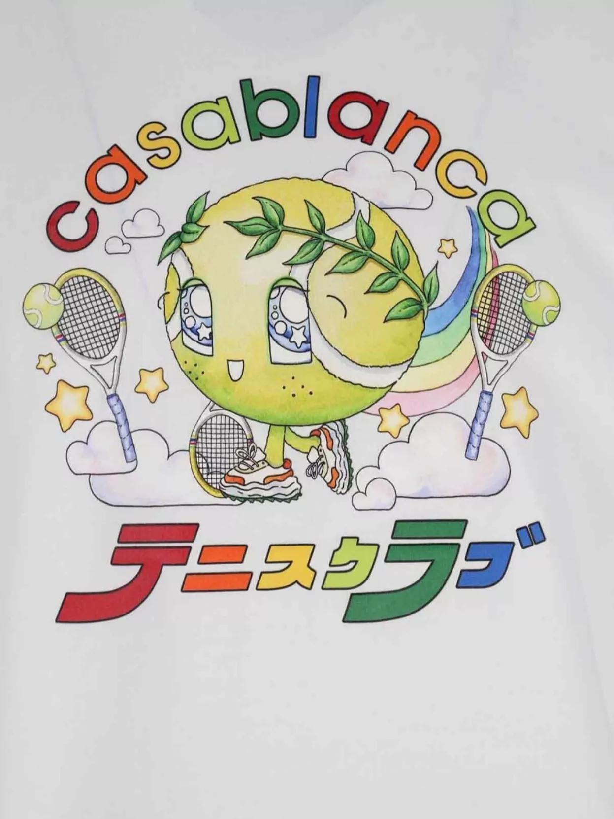 Casablanca Graphic Print Short Sleeve T-Shirt