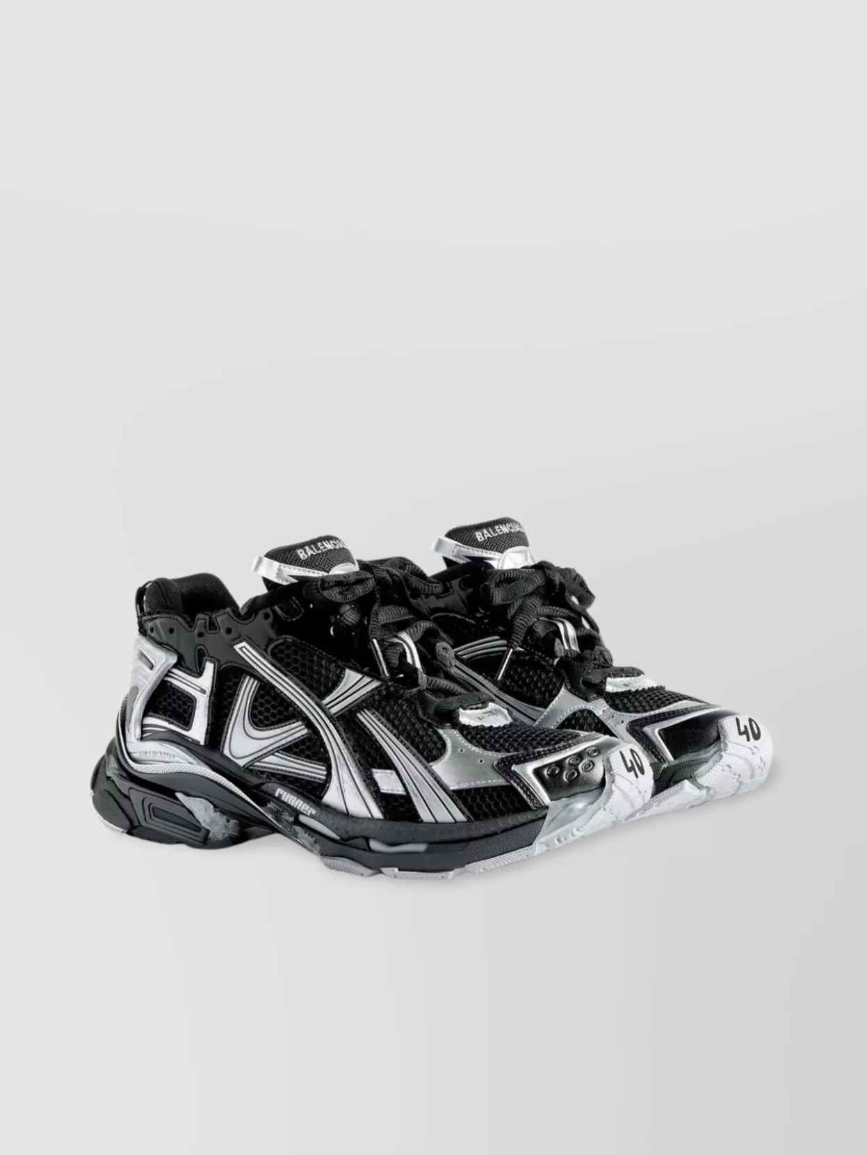 Balenciaga mesh low-top sneakers