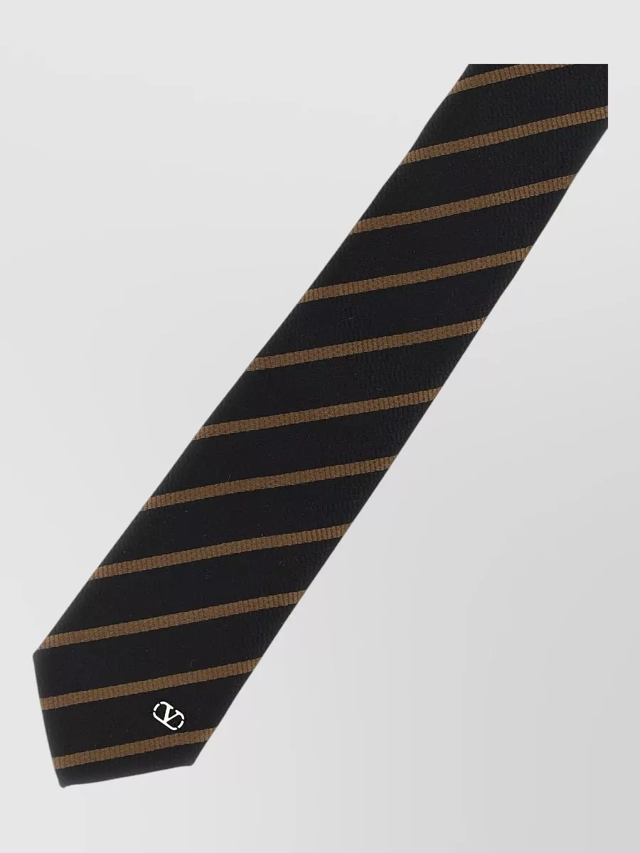 Valentino Garavani Silk Regimental Striped Tie