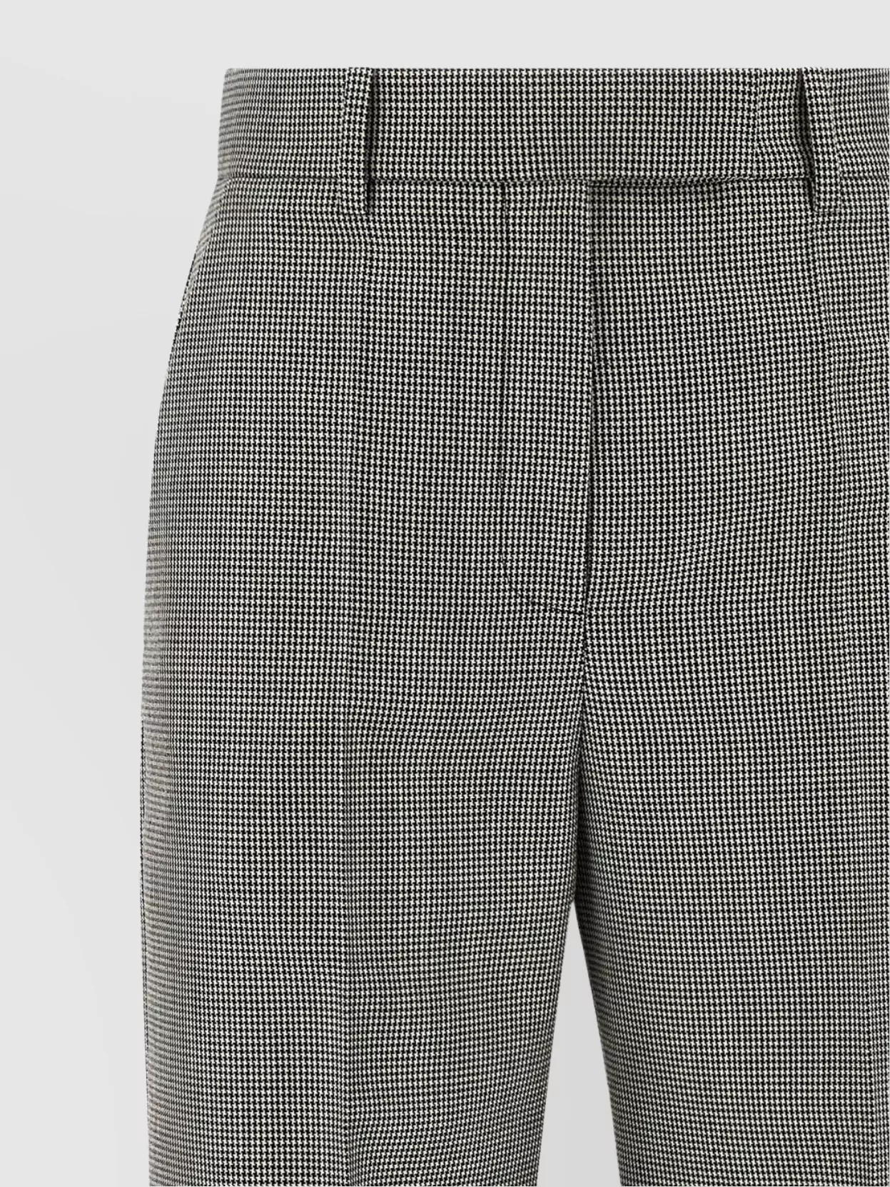 Valentino Garavani Houndstooth Flared Leg Trousers