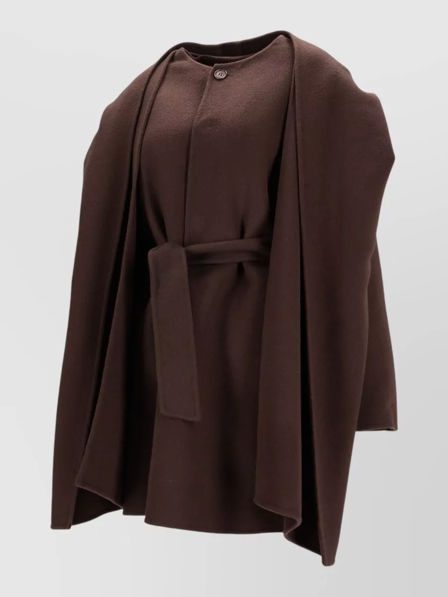 Parosh Wool Poncho