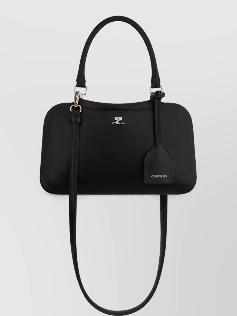 Courrèges Small Faux Leather Shoulder Bag