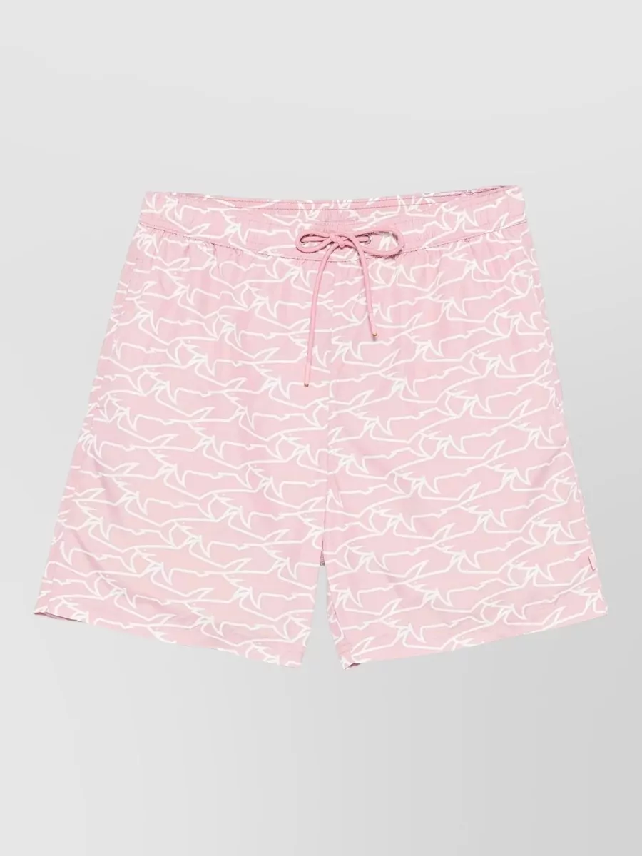 Paul & Shark Printed swim shorts