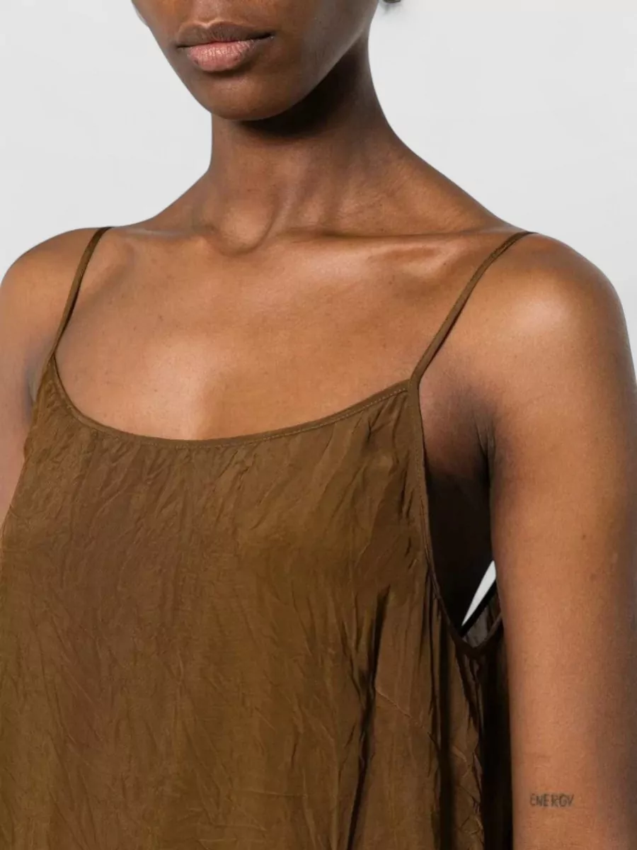 Uma Wang Anaya Midi Dress Scoop Back Neckline