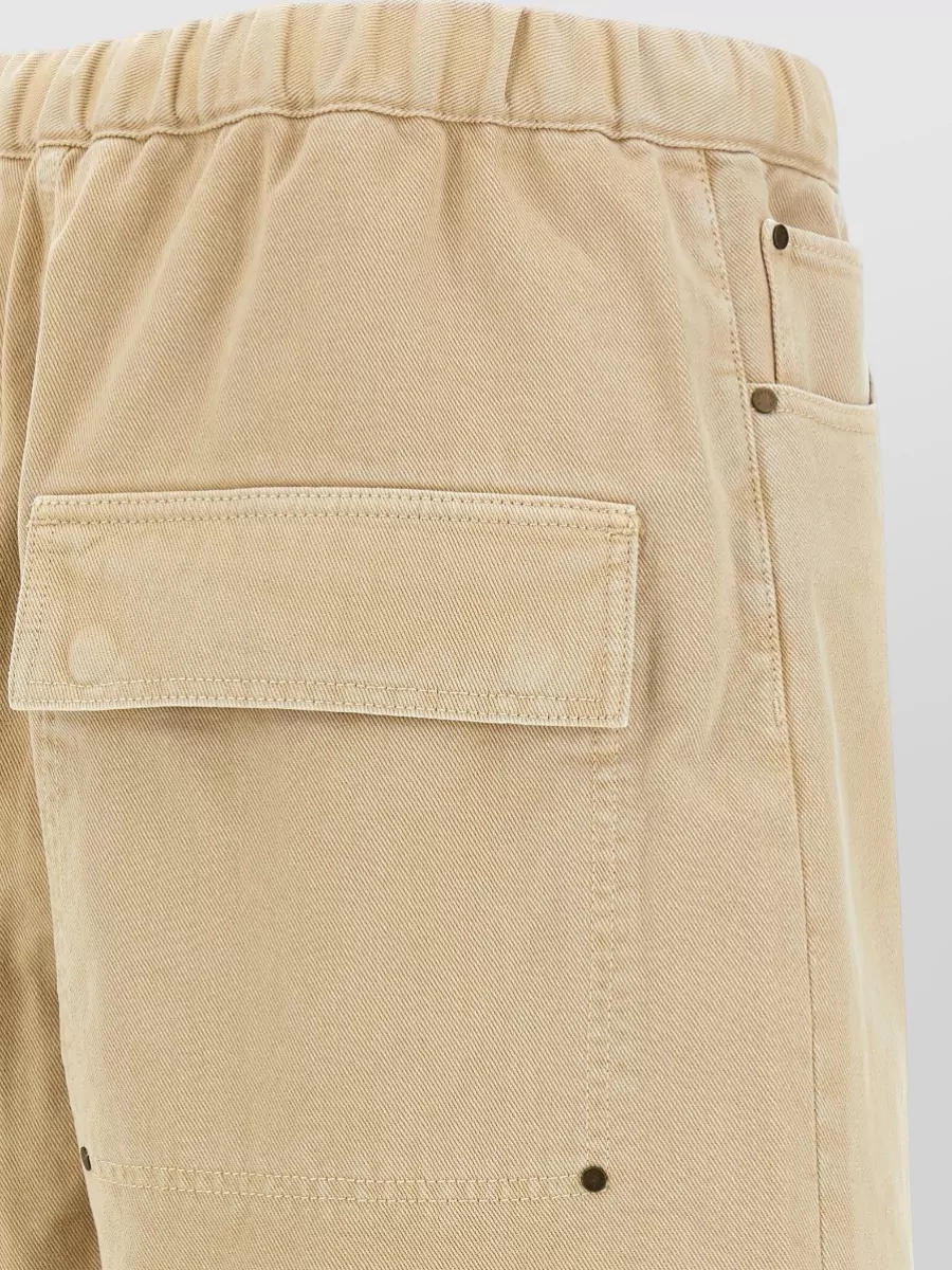 Entire Studios Cotton Wide-Leg Bermuda Shorts