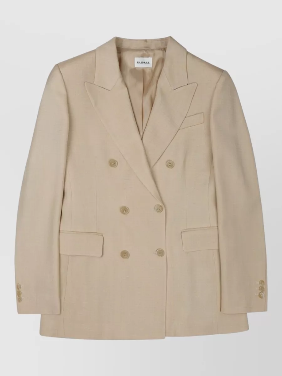 P.a.r.o.s.h. double-breasted suit jacket
