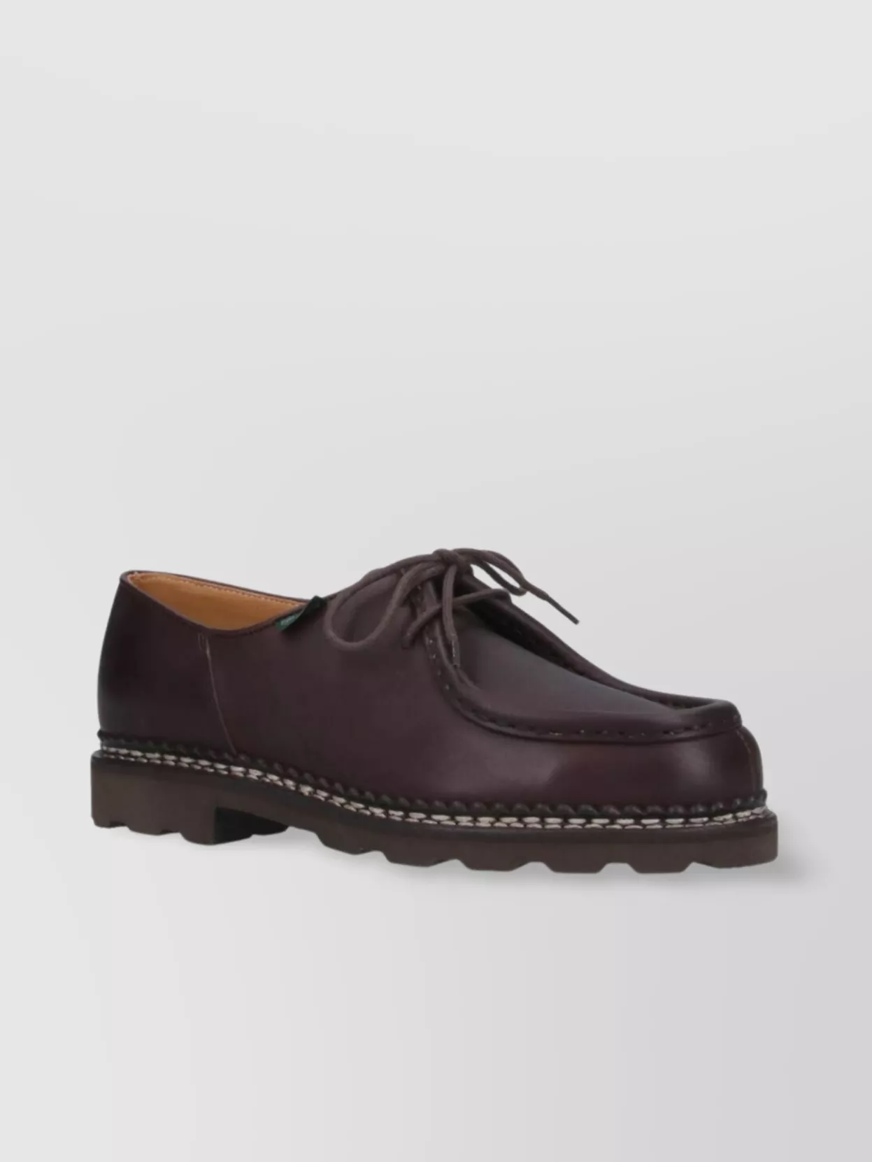 Paraboot Brogues Leather Contrast Stitching
