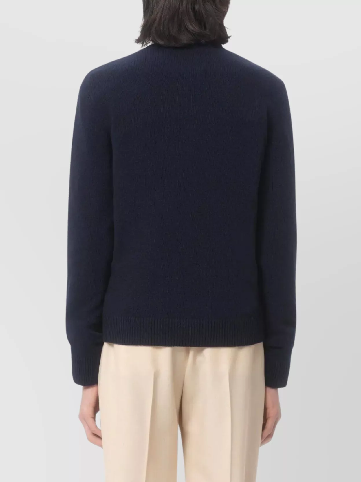 Valentino Garavani Crewneck Heart Motif Long Sleeves Jumper