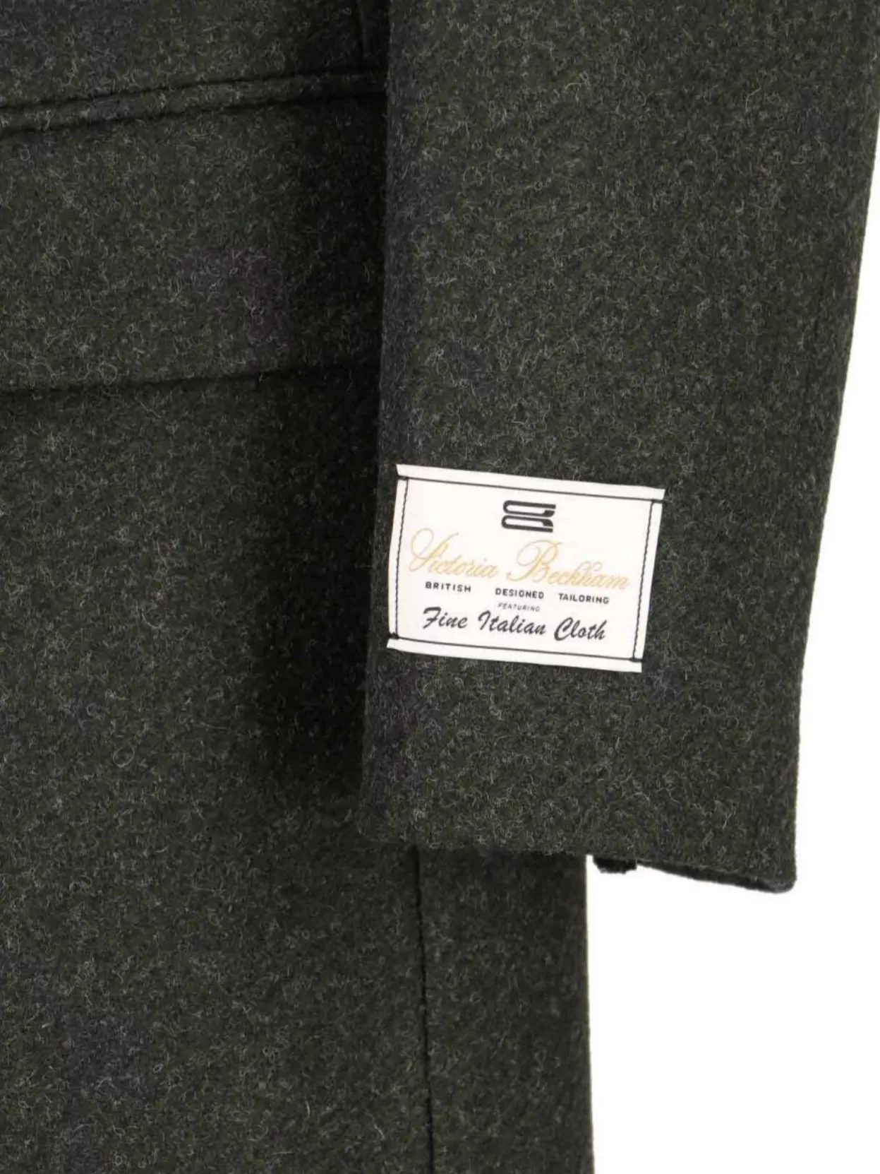Victoria Beckham Long Length Jacket Flap Pockets