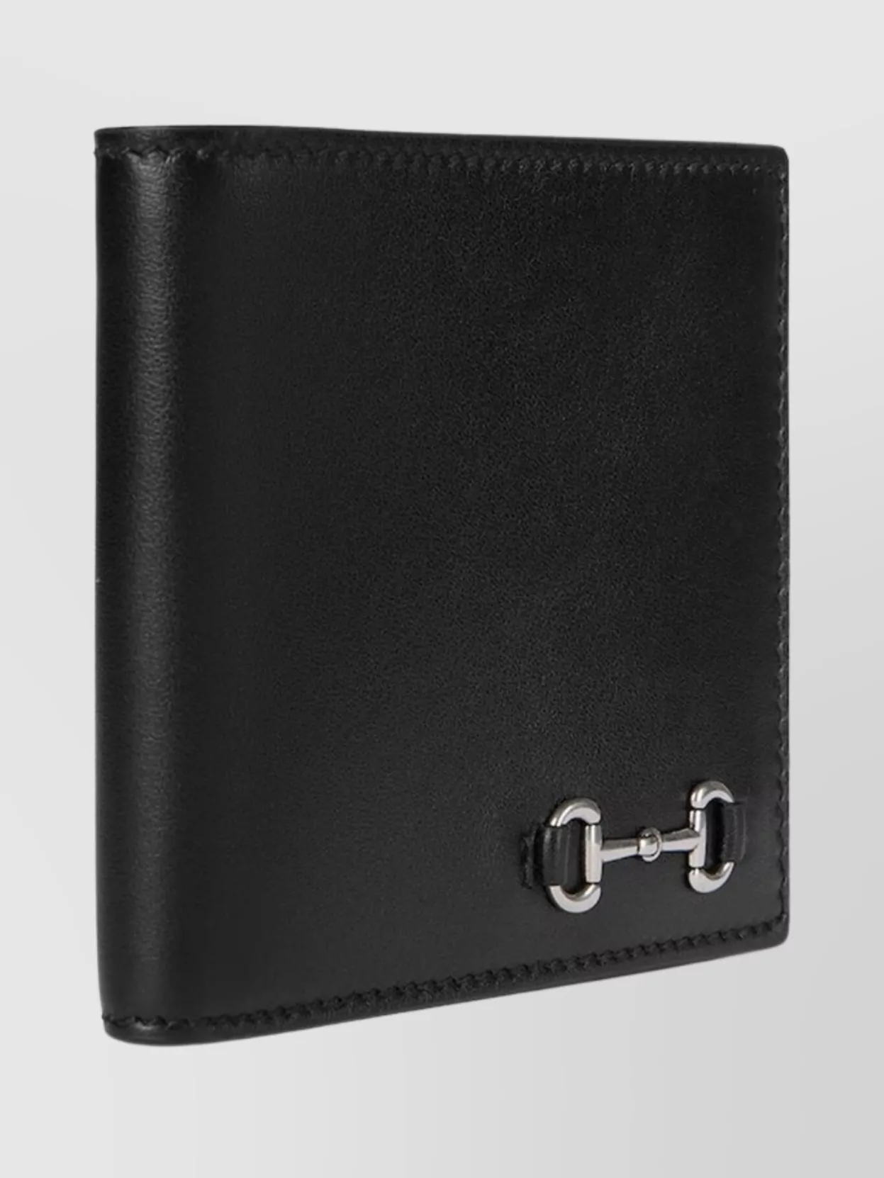 Gucci Compact Bi-Fold Wallet Metal Clamp