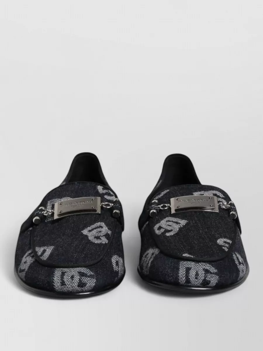 Dolce&Gabbana logo-print loafers
