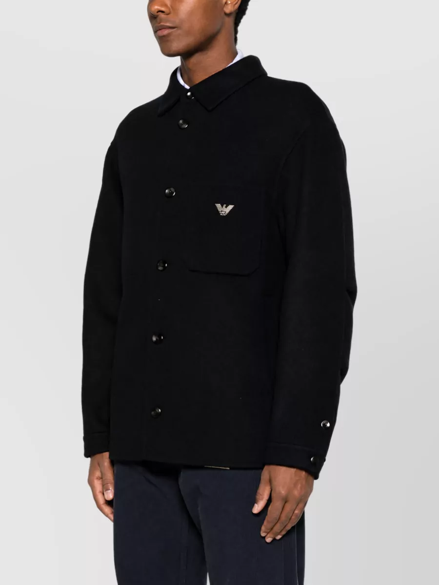 Emporio Armani Single Breasted Coat