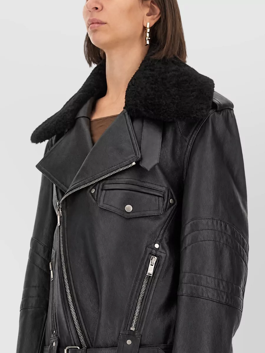 Saint Laurent Leather Biker Jacket