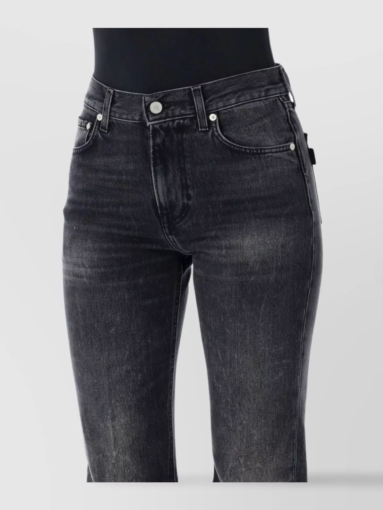 Haikure Sculpting Flared Trousers Five Pockets