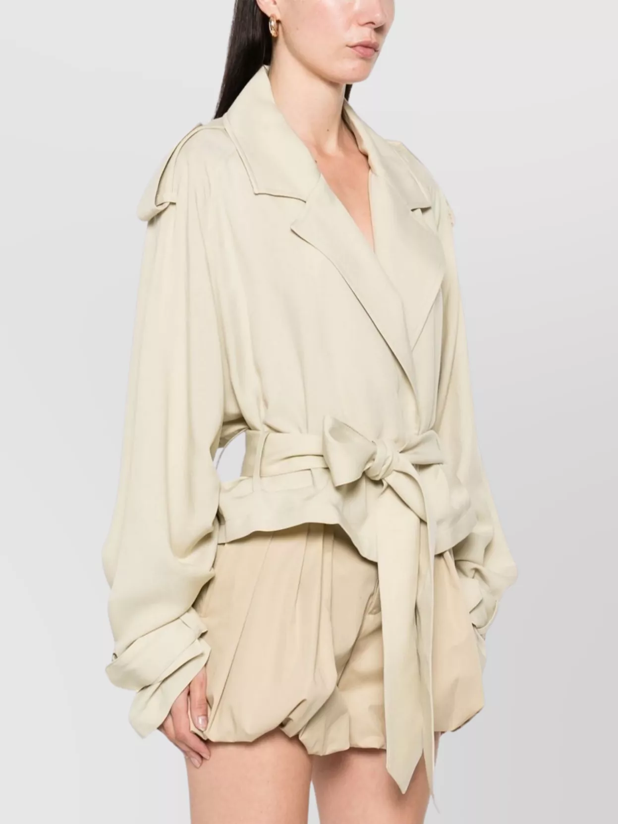 The Frankie Shop Short Trench Coat Simona
