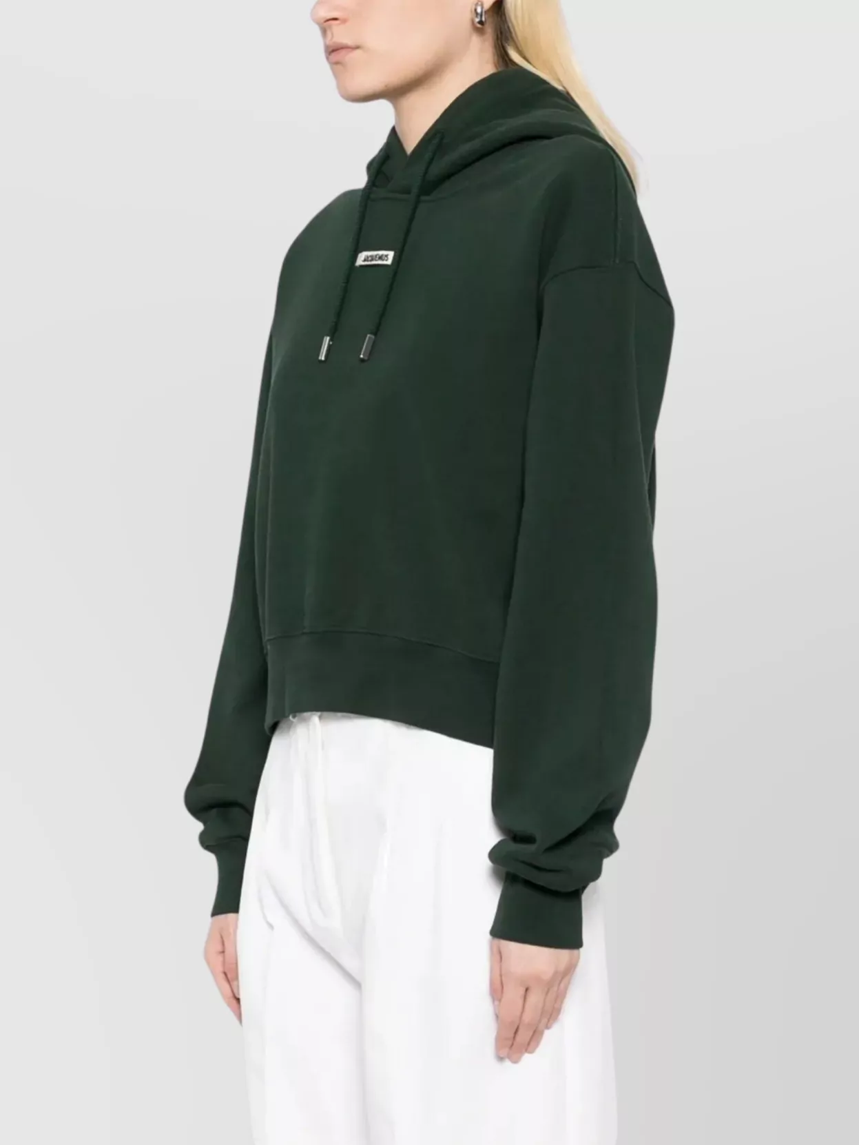 Jacquemus Drawstring Hood Long Sleeves Ribbed Hem