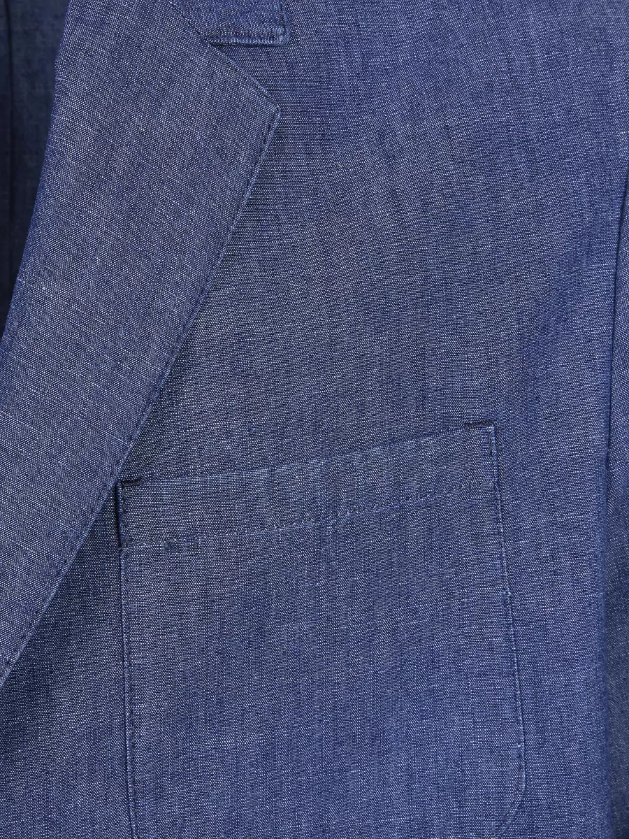 Boglioli Denim Jacket Notch Lapel Chest And Front Pockets